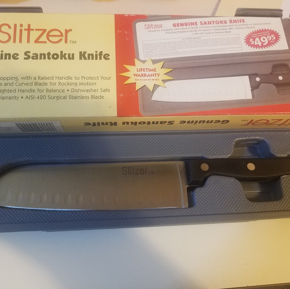 Slitzer Genuine Santoku Knife